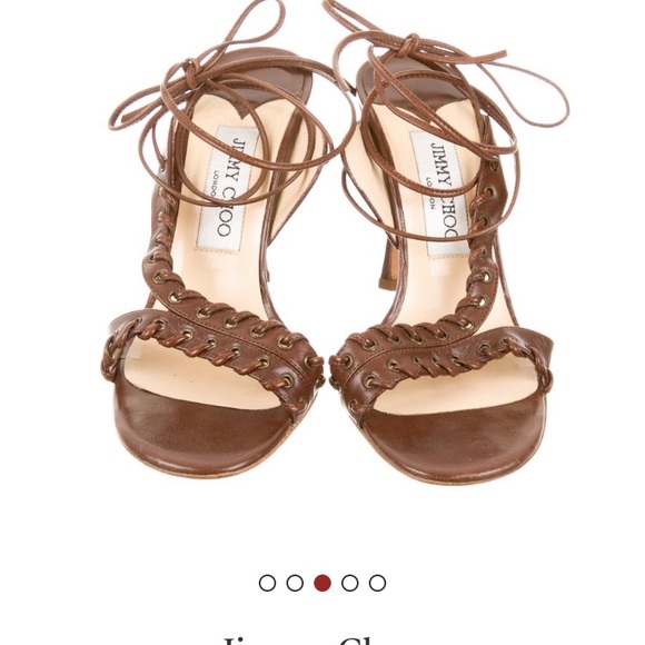 Jimmy Choo lace up heel - Picture 3 of 5